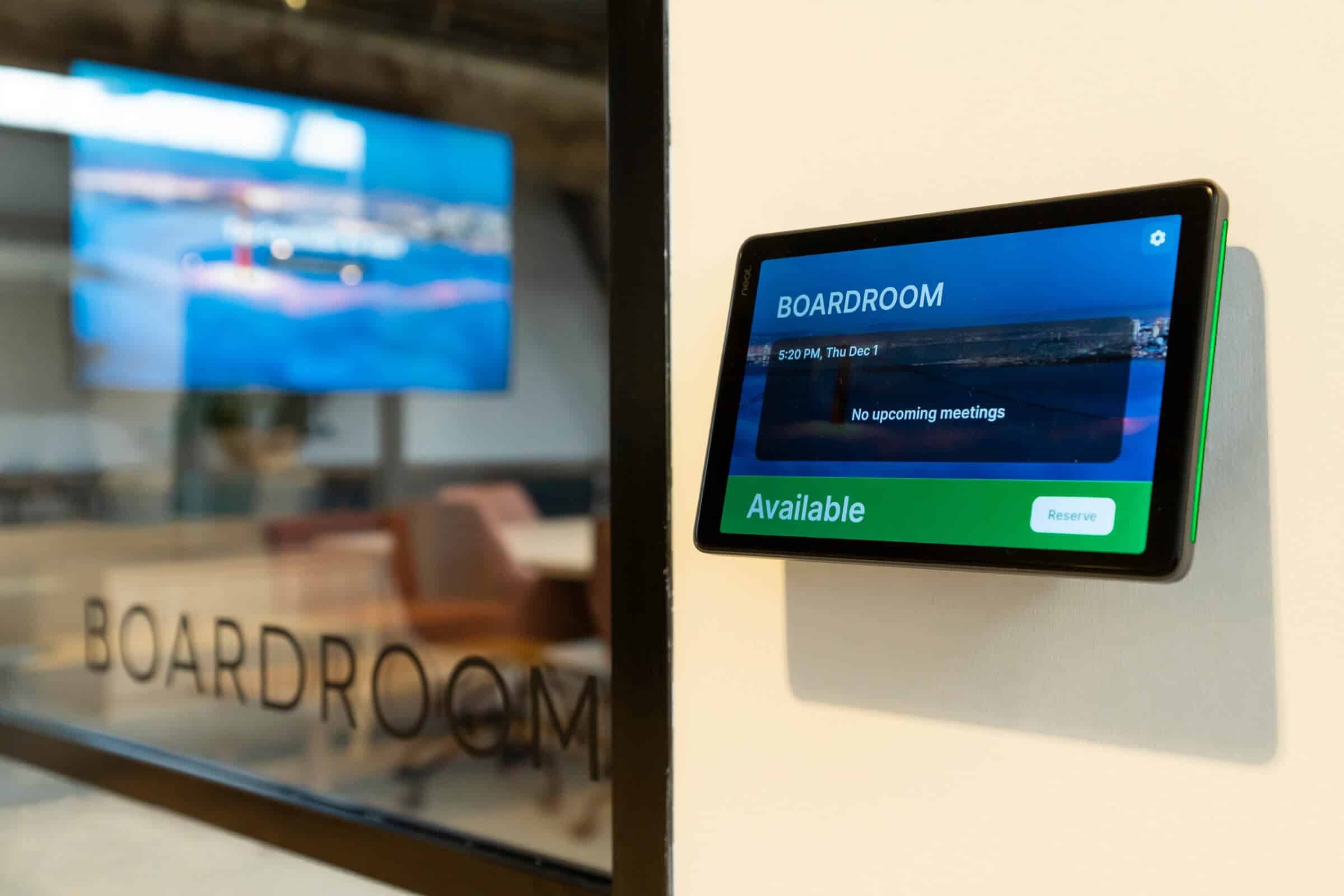 Meeting room technology outside of boardroom